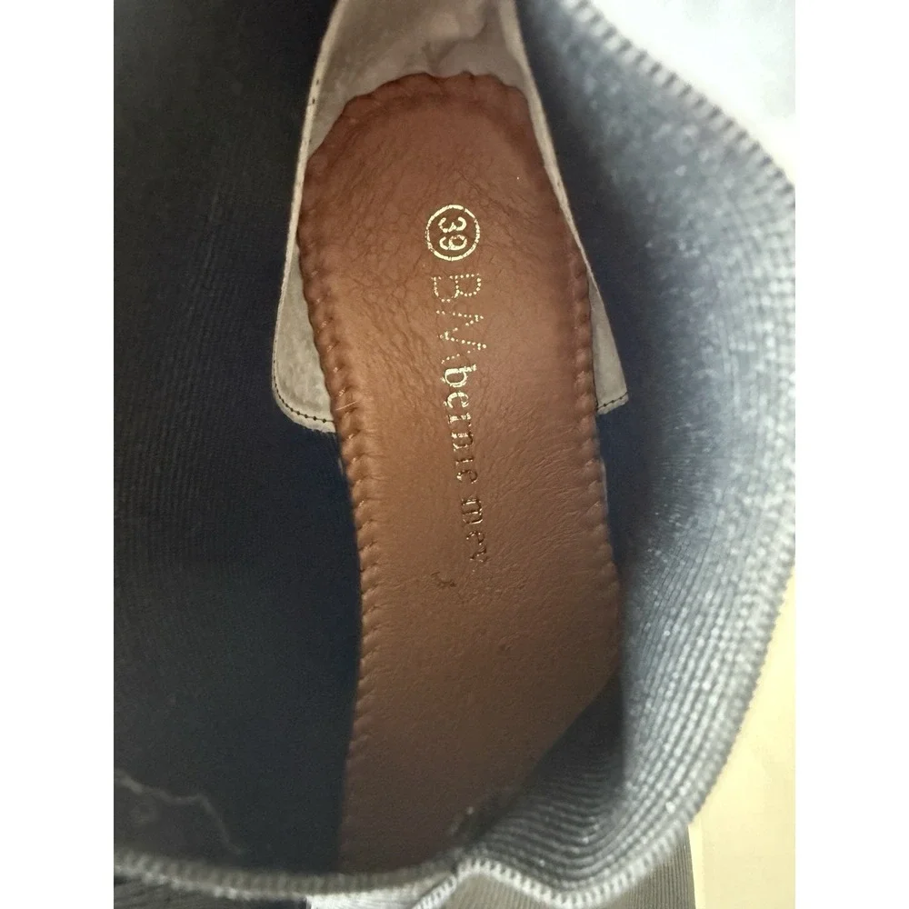 Bernie Mev New York Maile Black Wedge Women's Shoes US Size 8 Comfort
